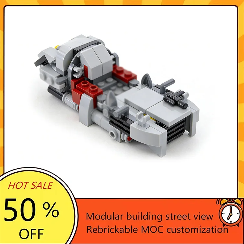 

Набор из 90 деталей: популярная модель космического корабля из фильма «Звездные войны», модульный конструктор MOC, технологичный подарок, праздничный набор для сборки, детский игровой комплект