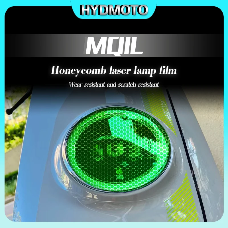 

For NIU MQIL electric vehicle modifying headlights film honeycomb laser light film taillights stickers accessories protective