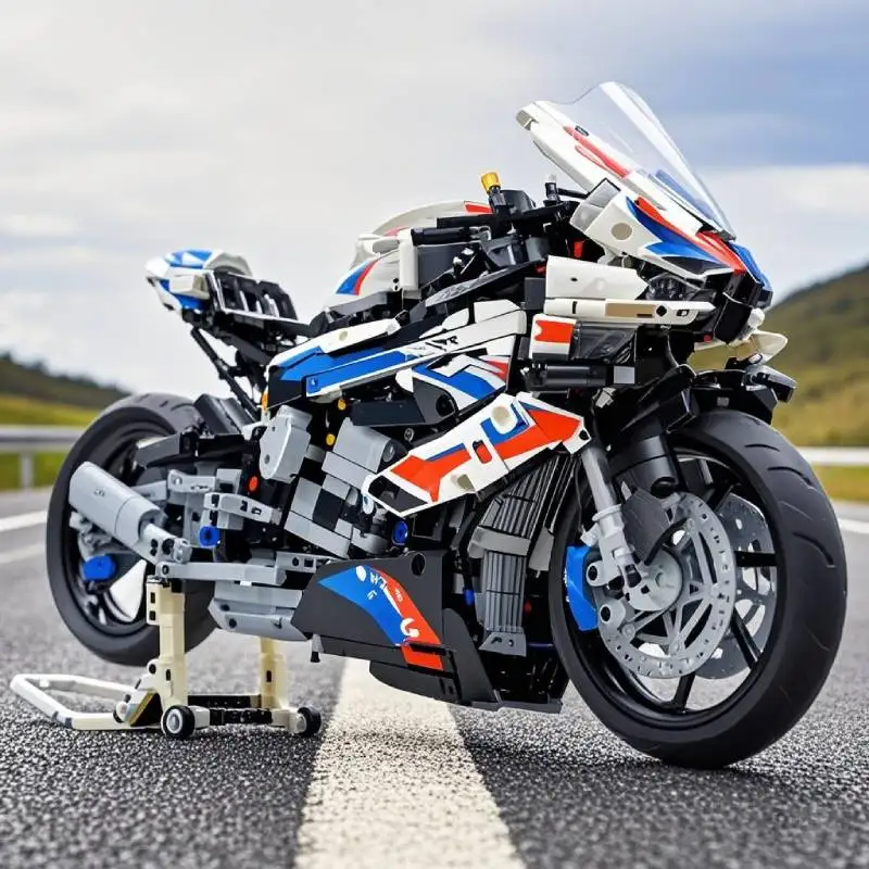 

In stock 1920 pcs Creative Technic Motorcycle Building Blocks Model Set for Christmas Birthday Gifts,Advanced desktop ornaments