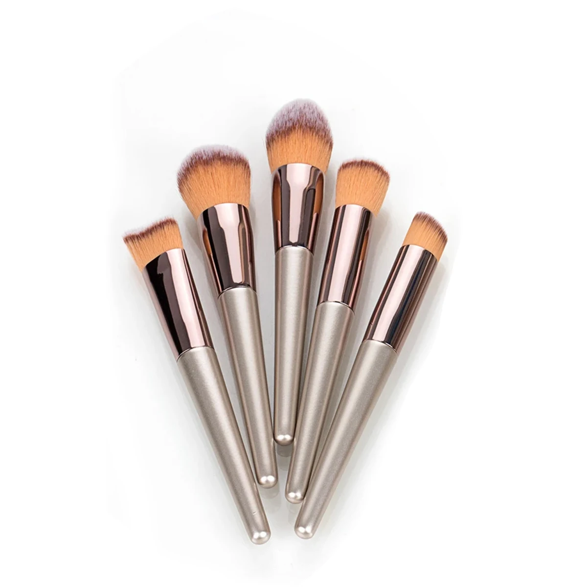 High Quality Soft Hair Wooden Handle Loose Powder Blush Foundation Contouring Eye Brush Complete Makeup Tool Set