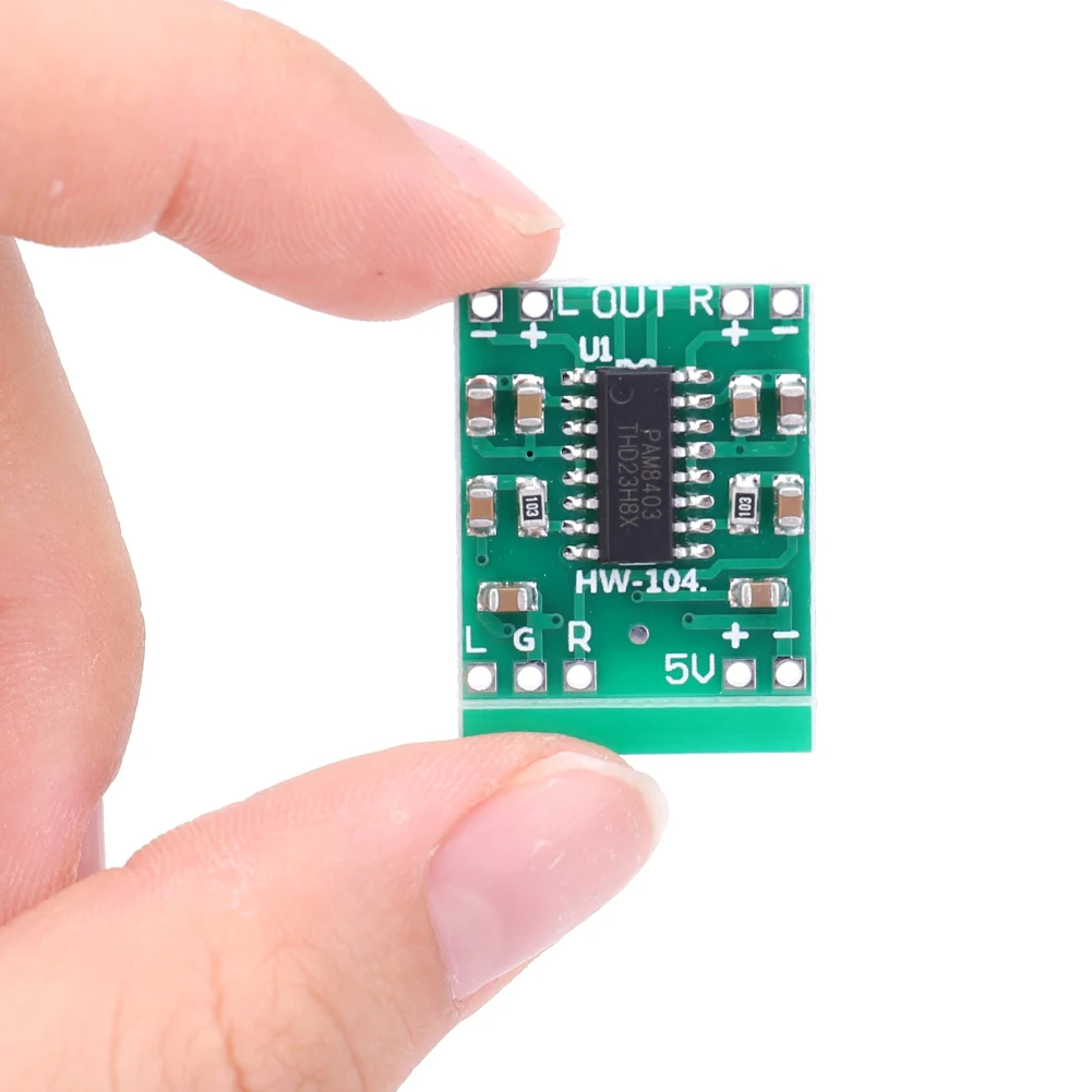 PAM8403 وحدة 2 قناة مضخم الصوت وحدة فئة D سوبر مضخم رقمي صغير مجلس DC2.5-5.5V امدادات الطاقة