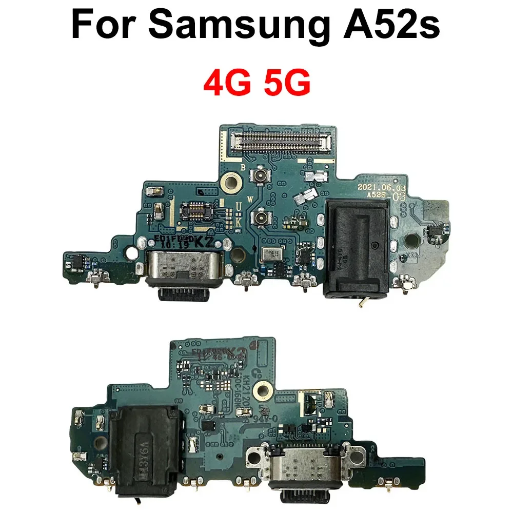 

GEFENIS плата зарядного устройства PCB Flex для Samsung A52S A528B A528 4G 5G USB-порт разъем док-станция гибкий кабель для зарядки