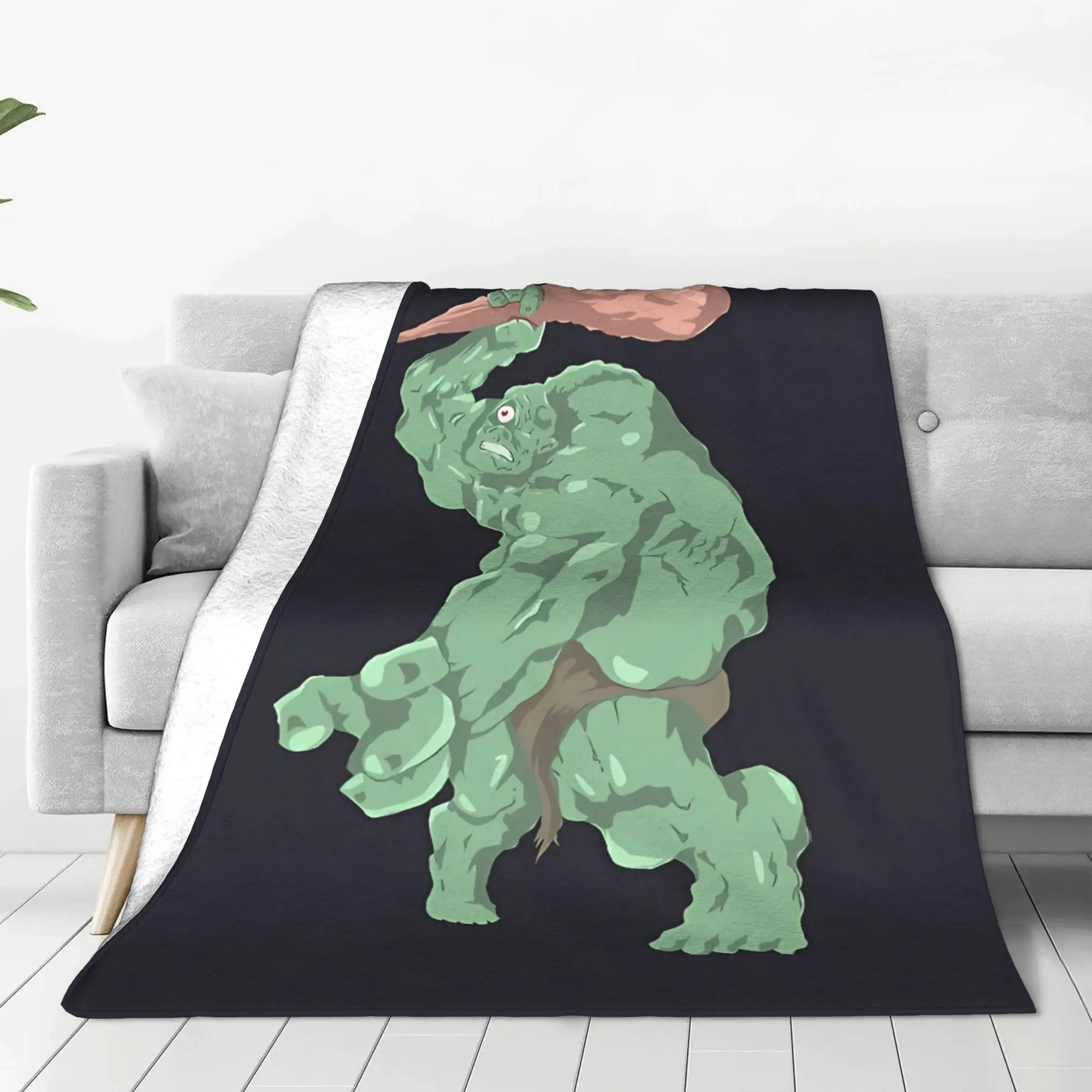1PC The Lost Cyclops Subnautica Home Room Decorations Winter Blankets For Adults Bedding Home Interior Sofa Knee