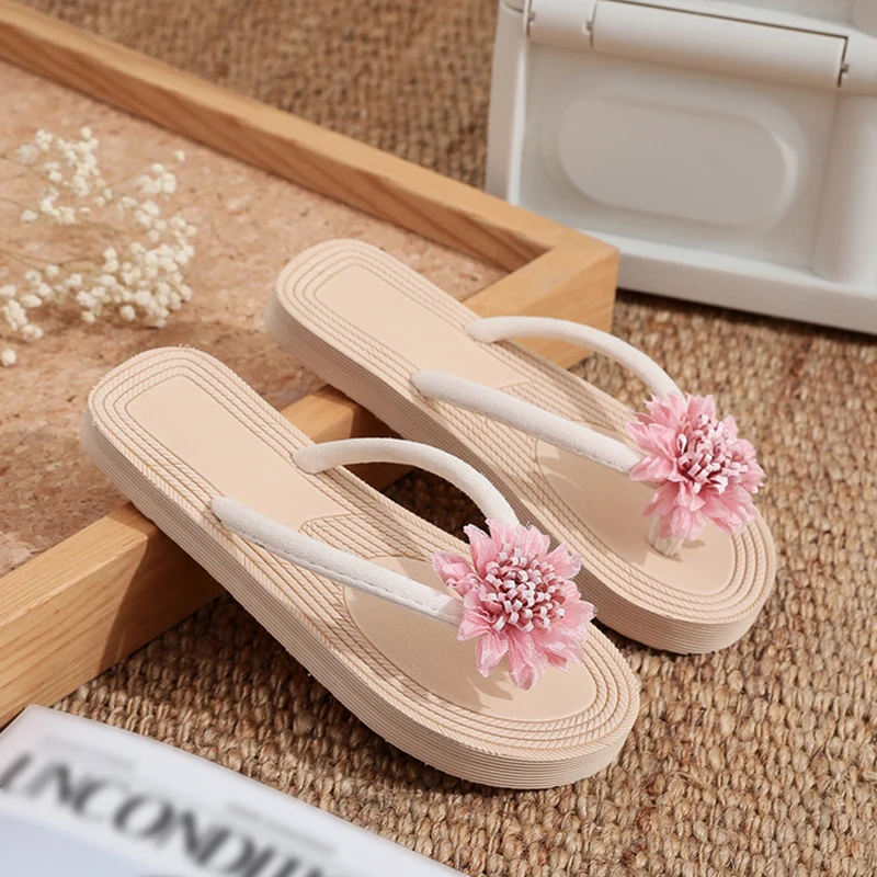 

Модные шлепанцы с принтом для женщин, летние пляжные тапочки на толстой подошве, женские легкие удобные сандалии с застежкой на носок, женские шлепанцы