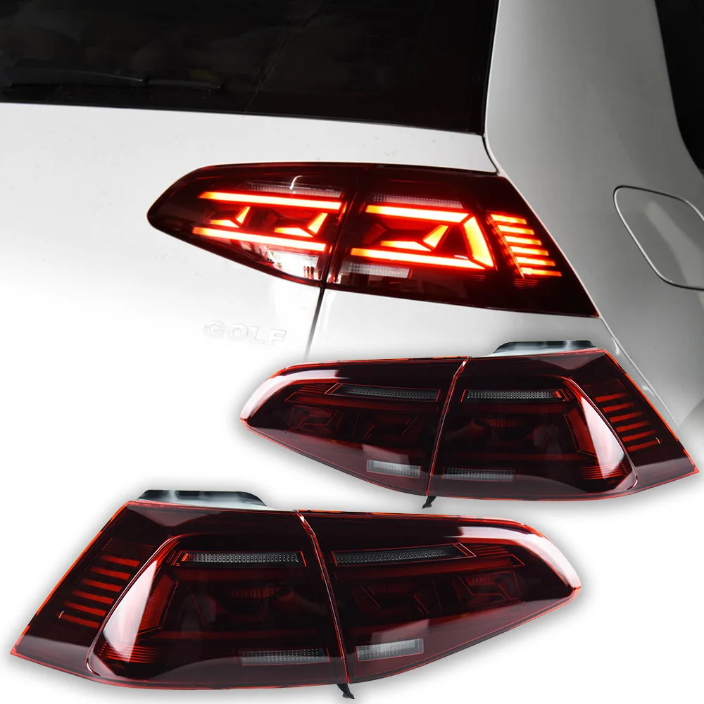 Car Lights for Golf 7 Tail Light MK7 MK7.5 Golf 7.5 Led Tail Lamp Rear Trunk Stop Brake Dynamic Signal Animation Auto Accessory