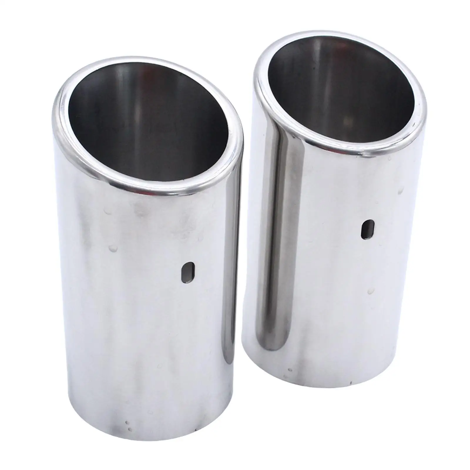 2Pcs Exhaust Pipe End Automobile Outlet End for Audi Q5 2.0T 2010-2012