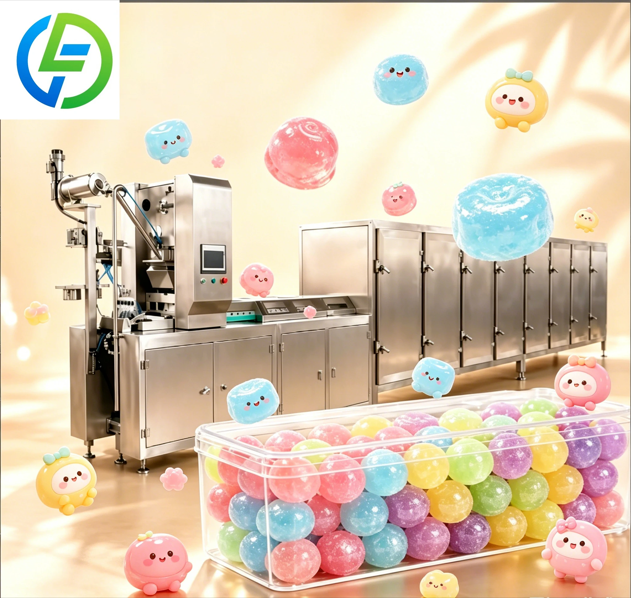 FOODLINE Startup Gummy Candy Processing Machine Simple Operation Panel Low Failure Rate Small Workshop Unit