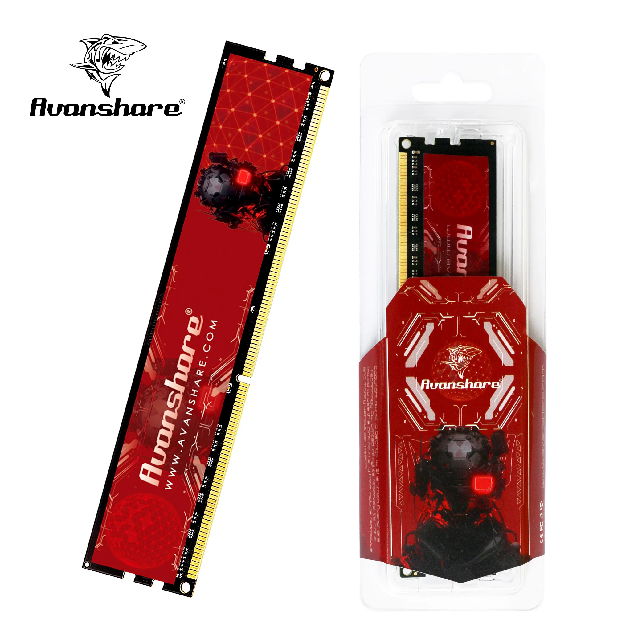 

Avanshare New Ram Memory DDR3 4GB 8GB 1333MHz 1600MHz New Dimm 1.5V Desktop Memory Compatible Intel AMD Motherboards