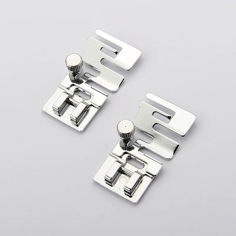1 Stück 20mm Fußpresser für Haushaltsnähmaschinen, Rollsaumfuß für Elastikkordel, Stoff und Stretchmaterial, DIY-Nähzubehör