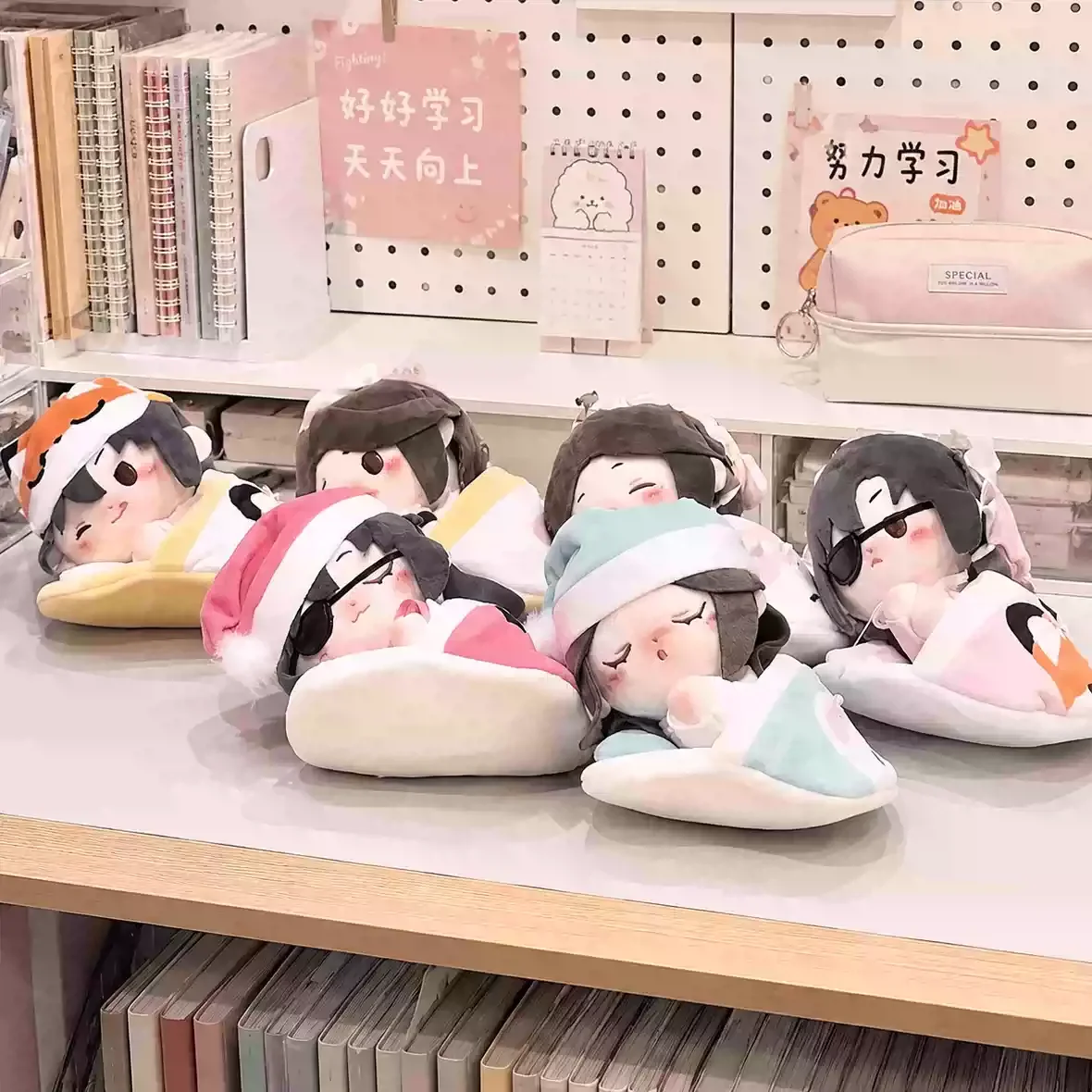 Heaven Official's Blessing Xie Lian Hua Cheng Cosplay Anime Stuffed Animal Cotton Doll Hanging Drop Pendant Cartoon Official