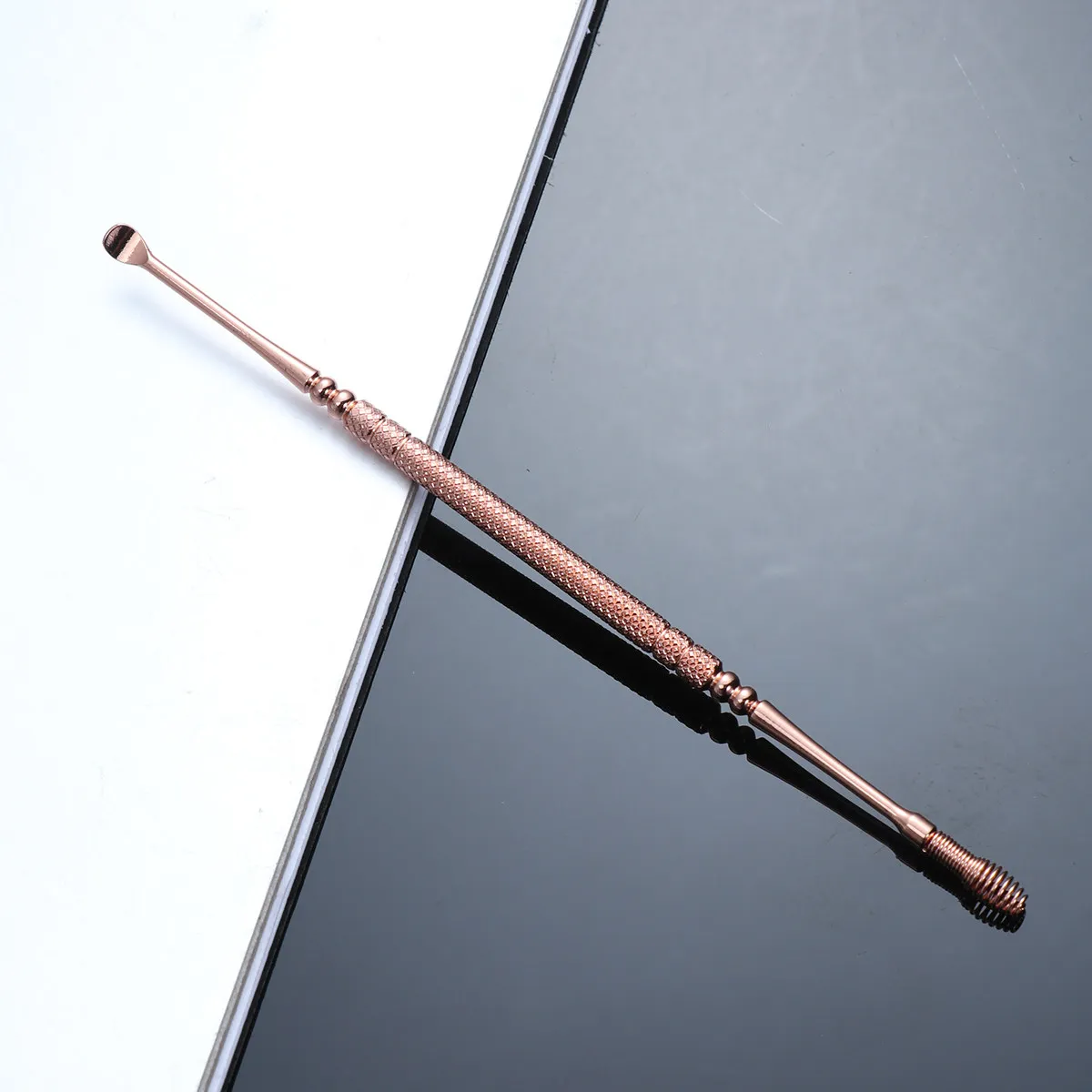 Tool Double Head Cleaner For Wax Curette Cleaner Adult Stainless Steel Spoon Ear Curette Ear Spoon