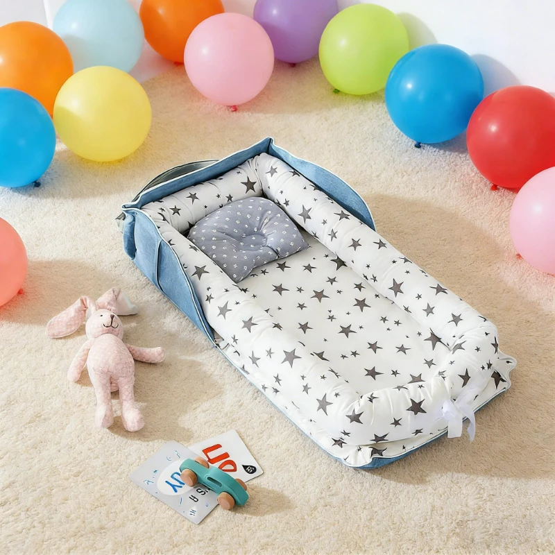 

2026 New Multi Functional Bassinet Portable Baby Bed Lightweight Travel Baby Cribs Foldable Baby Nest Beds