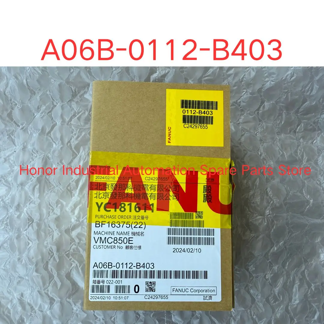 

Brand new A06B-0112-B403 servo motor