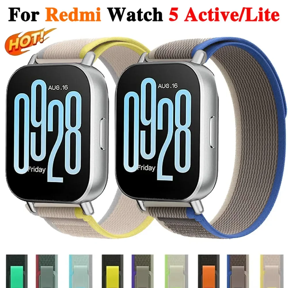 

Ремешок Trail Loop для Redmi Watch 5, нейлоновый ремешок Active Lite, спортивный браслет Correa ﻿ Активные аксессуары для Xiaomi Redmi 5 Lite 5