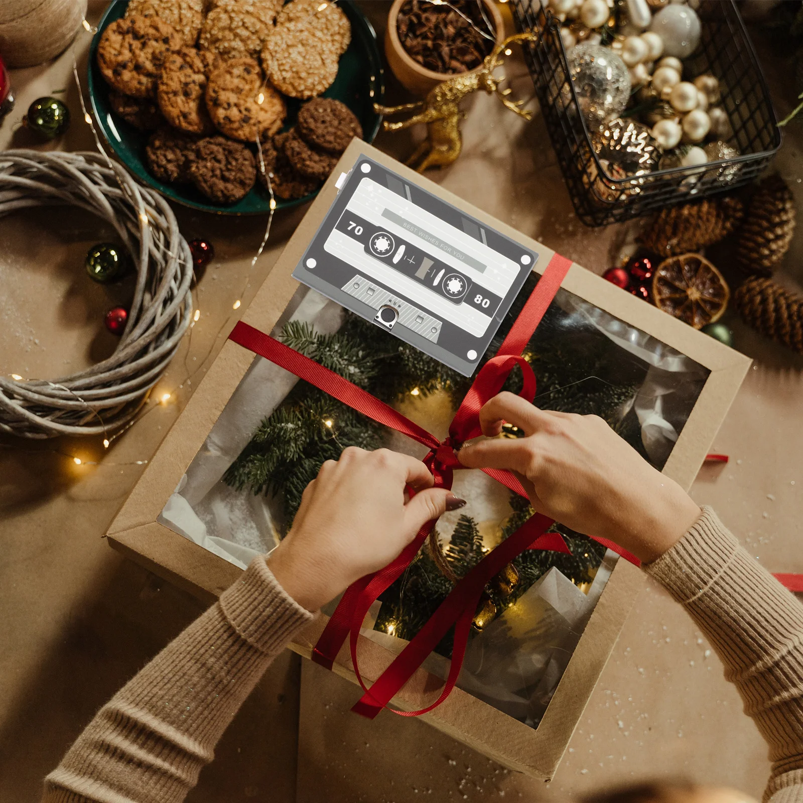 

Voice Recording Frame Recordable Greeting Card Unique Design Classic Color for Any Occasion Greeting Card Birthday Cards