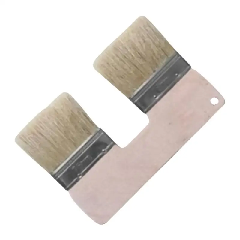 Double Paint Brush Paint Brush House Butter Mixed Fiber Painting Brush Paint Application Tools Texture Brush For Art Craft Paint