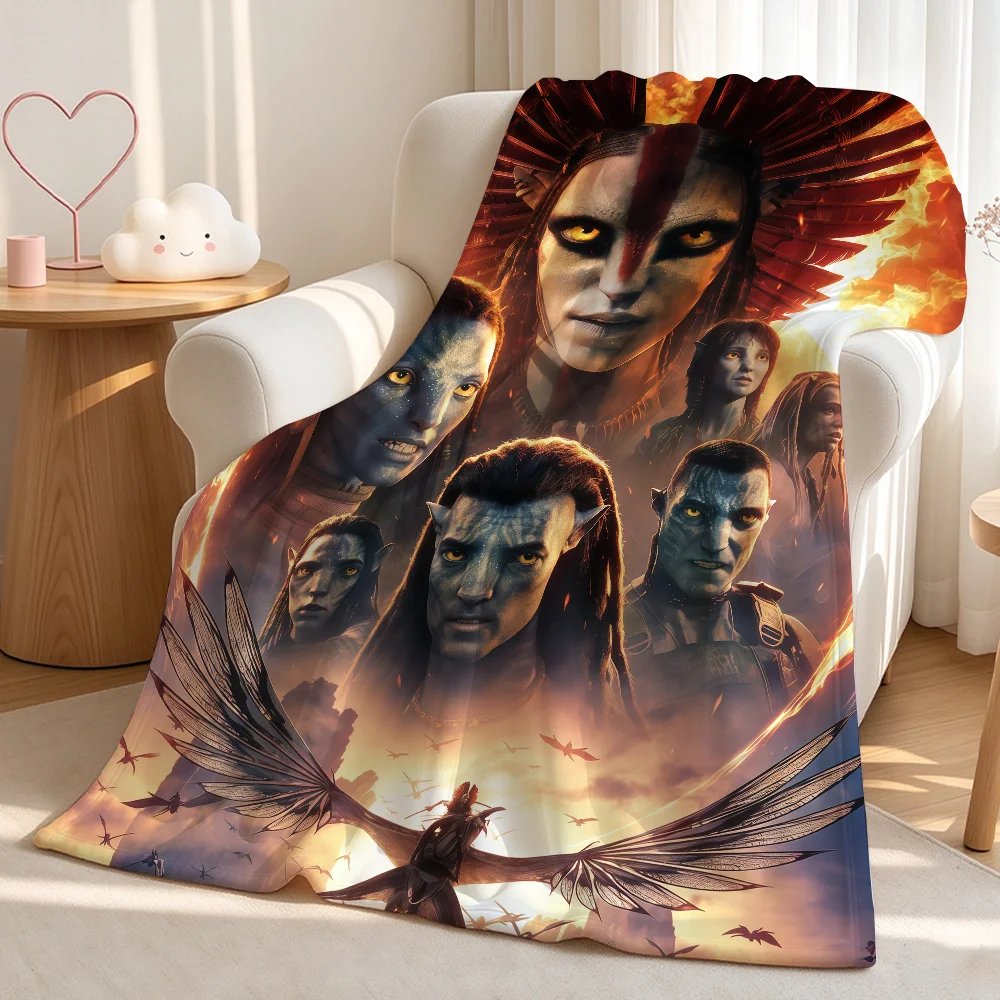 Film A-Avatar-S 3 Fire and Ash Blanket Warm Fuzzy Plush Throw Comfortable Skin Friendly Soft Sofa Living Room Bed Bedspread