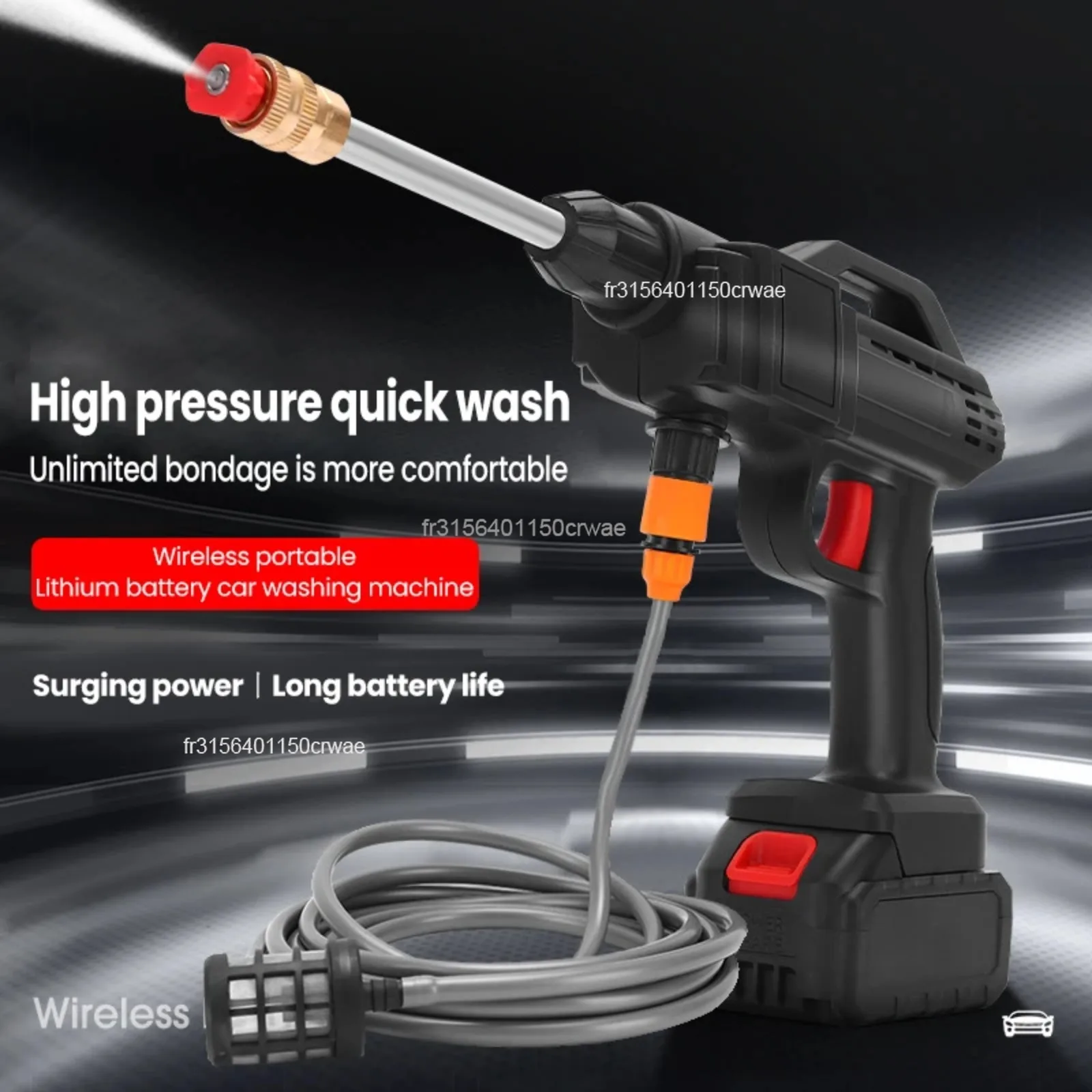 1500 واط اللاسلكي ارتفاع ضغط نظيفة غسل رذاذ مدفع المياه غسيل السيارات ضغط غسالة المياه لبطارية ماكيتا 21 فولت