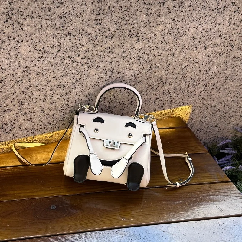 

Millennium doll bag women 2025 new high-end cute smiley face bag small exquisite mini handbag
