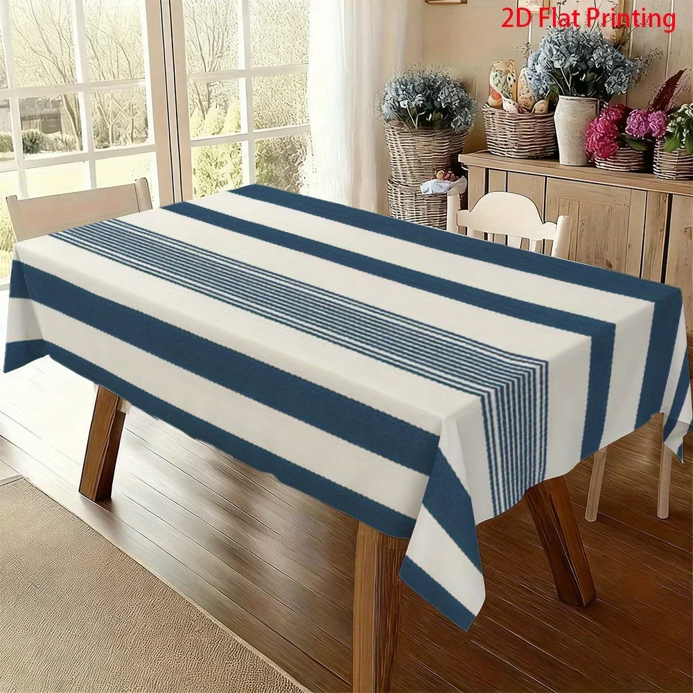 [JIT] 1pc is stylish, beautiful, soft, of high quality, 2D flat, Tablecloth is easy to clean and reusable, yzb