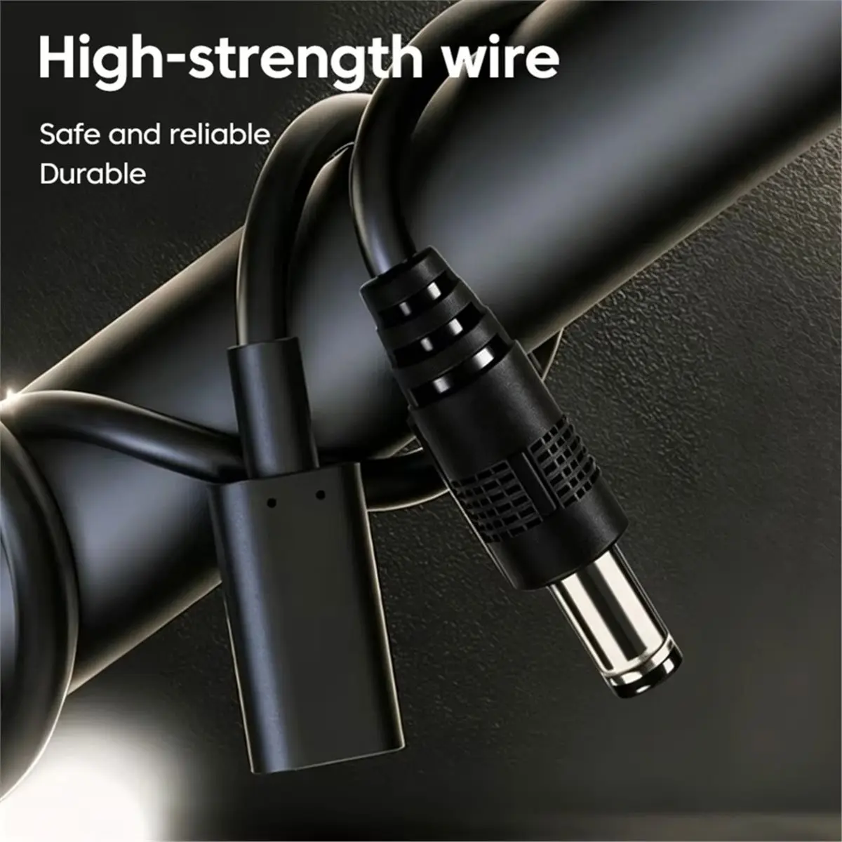 HOUSEHOLD*GOOD Type-C AC to DC Cable with 34 Adapters Adjustable to 5/9/12/20V Fast Charging for Laptops Wireless Router TV