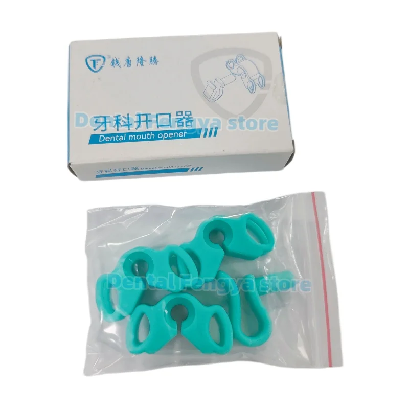 1Box Autoclavable Dental Silicone Bite Pad Block Mouth Opener Kids & Adult Intraoral Support Frame Set Reusable Dental Oral Care