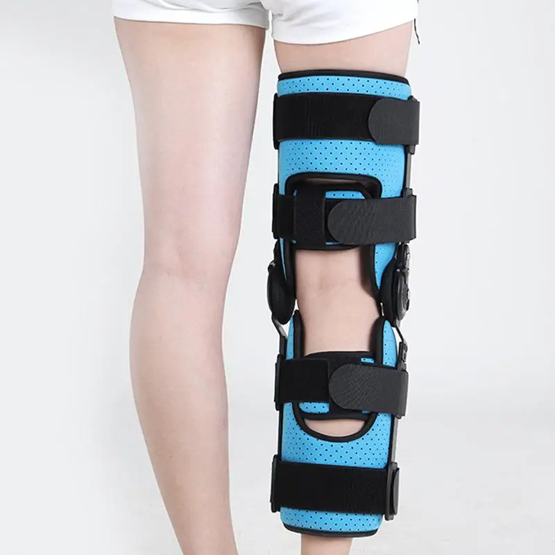 

1Pcs Knee-Joint Adjustable Breathable Fixed Support for Lower Limb Fracture Sprain Patient Postoperative Rehabilitation Supplies