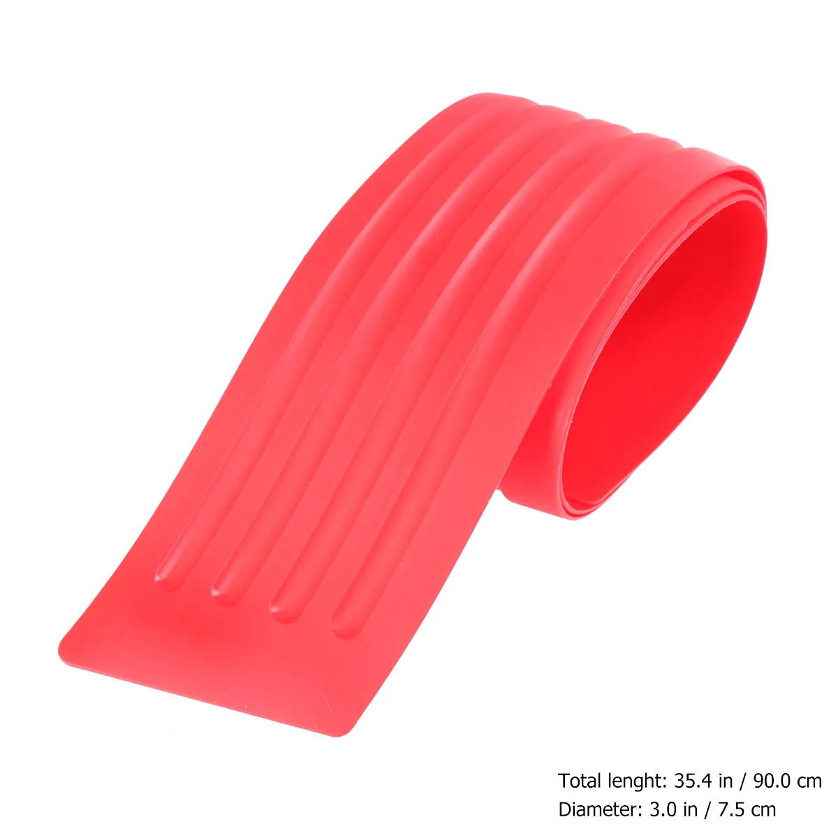 

Black Crash Proof PVC Bumper Protector Trim Universal Fit Car Pickup Suv Truck Tape Adhesive Durable Flexible Car