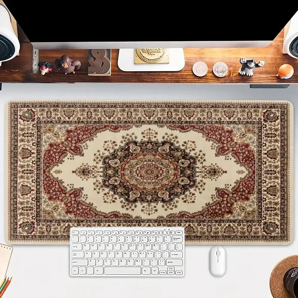 แผ่นรองเมาส์ลายเปอร์เซียพรีเมียม ขายดี แผ่นรองเมาส์ขนาดใหญ่ แผ่นรองโต๊ะ กันลื่น ซักได้ ใช้ได้ทั้งที่บ้านและที่ทำงาน