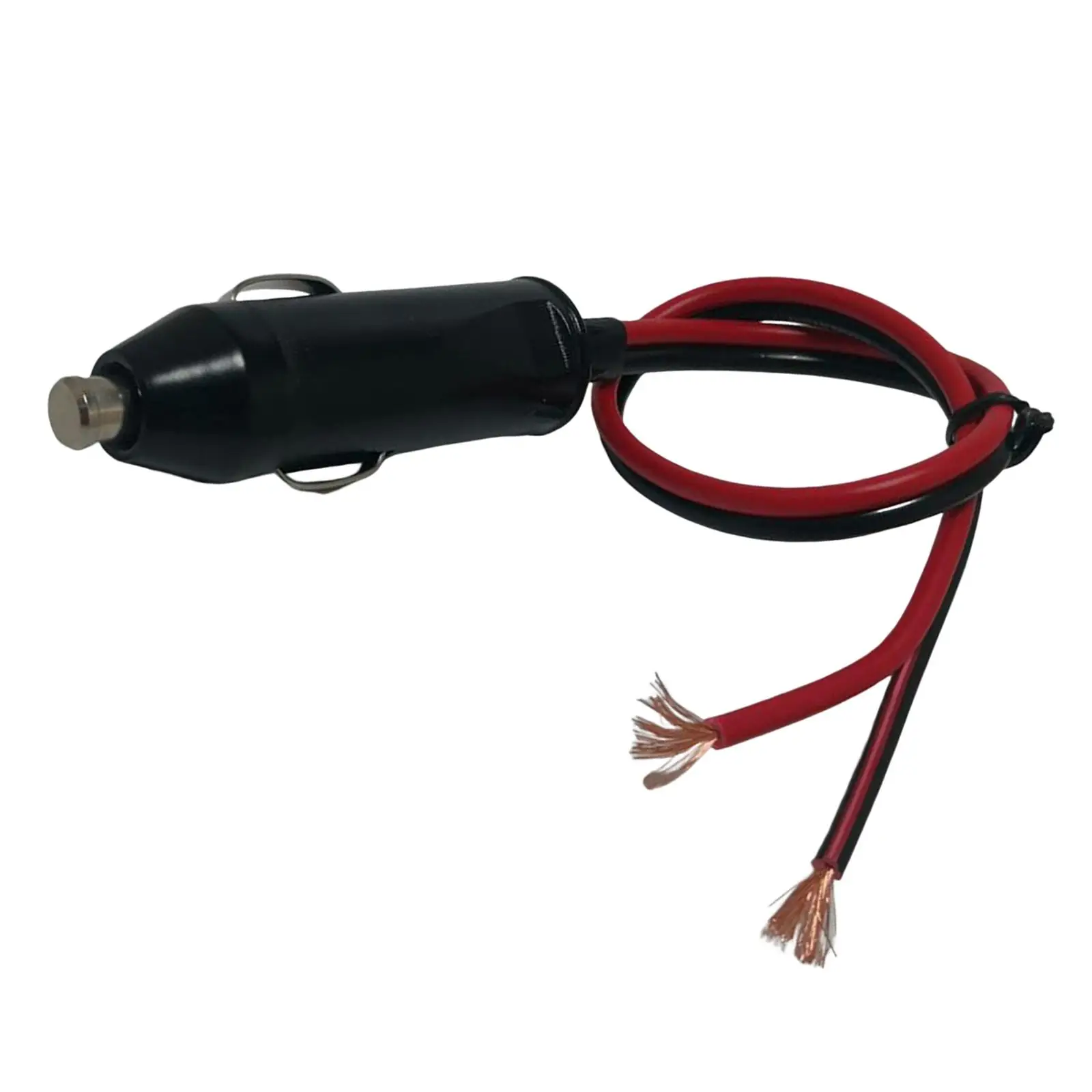 

12V 24V Cigarette Lighter Male Plug with Leads Replace Part 30A Fuse power Cord Trucks Easy to Plug in Durable