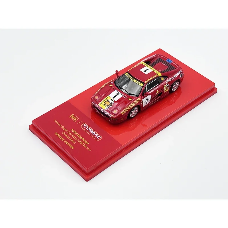 In Stock 1:64 TW F355 Challenge 2024 Hong Kong Exhibition Limited Diecast Car Model Collection Toy Tarmac Works