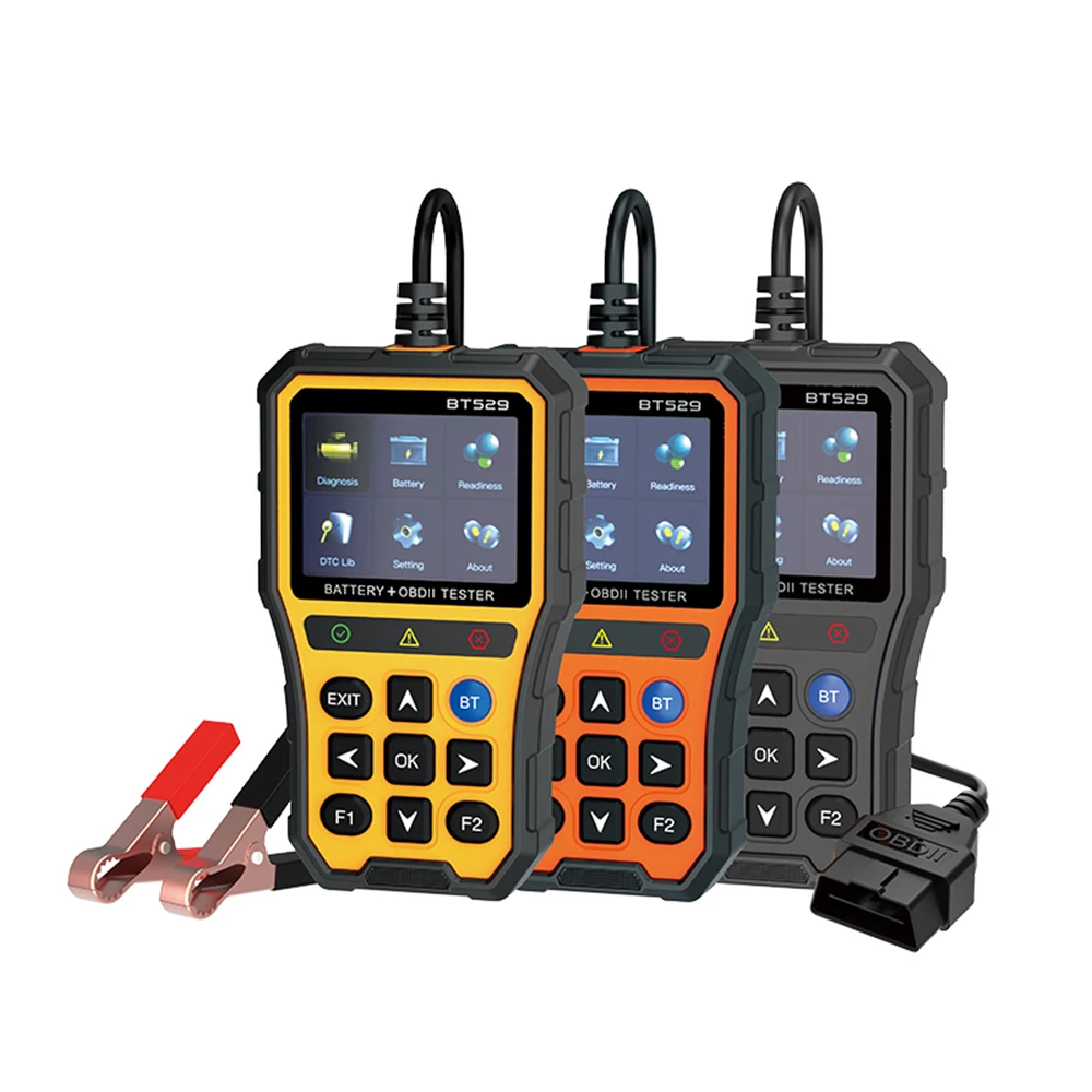 BT529 Car Battery Tester Internal Resistance Check Battery Health Monitor Vehicle OBD Scanner System Check Tool