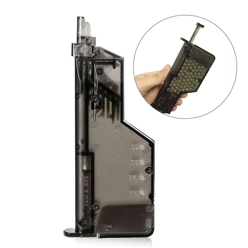 Plastic BB Speed loader 220 100 Rounds War Games Combat Tactical BB Loader Paintball Outdoor Hunting Accessory