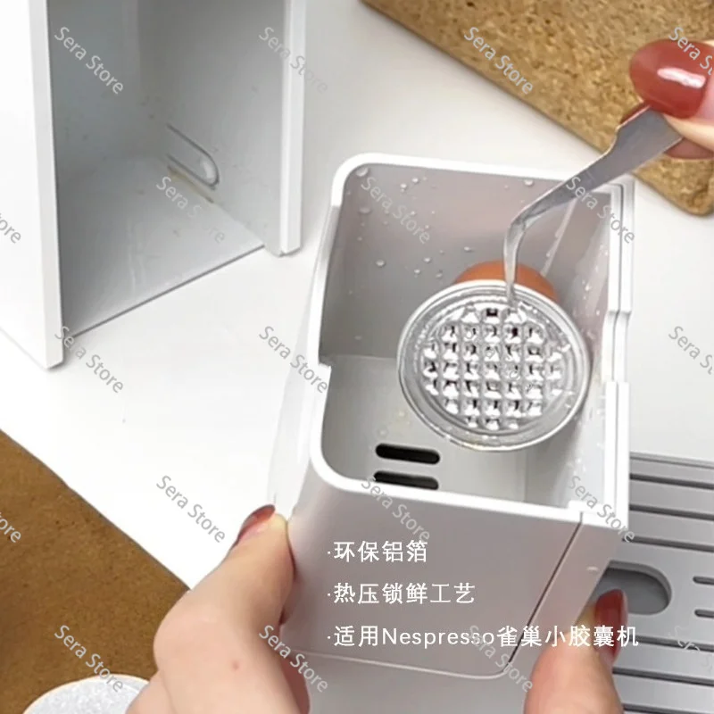 Coffee Machine Capsule Shell Special Aluminum Foil Heat Sealing Film DIY Capsule Sealing Machine Disposable Sealing