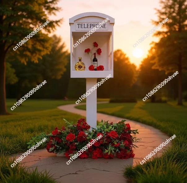 Wedding Trend Detachable  Phone Booth Can Be Customized ins Ring Box  Guest Book Holder