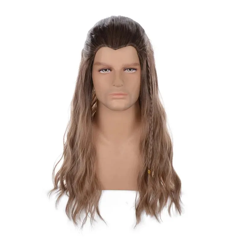 

Superhero Thor Cosplay Wig Thor Odinson Cosplay Synthetic Hair 50cm Long Halloween Party Wig+Wig Cap