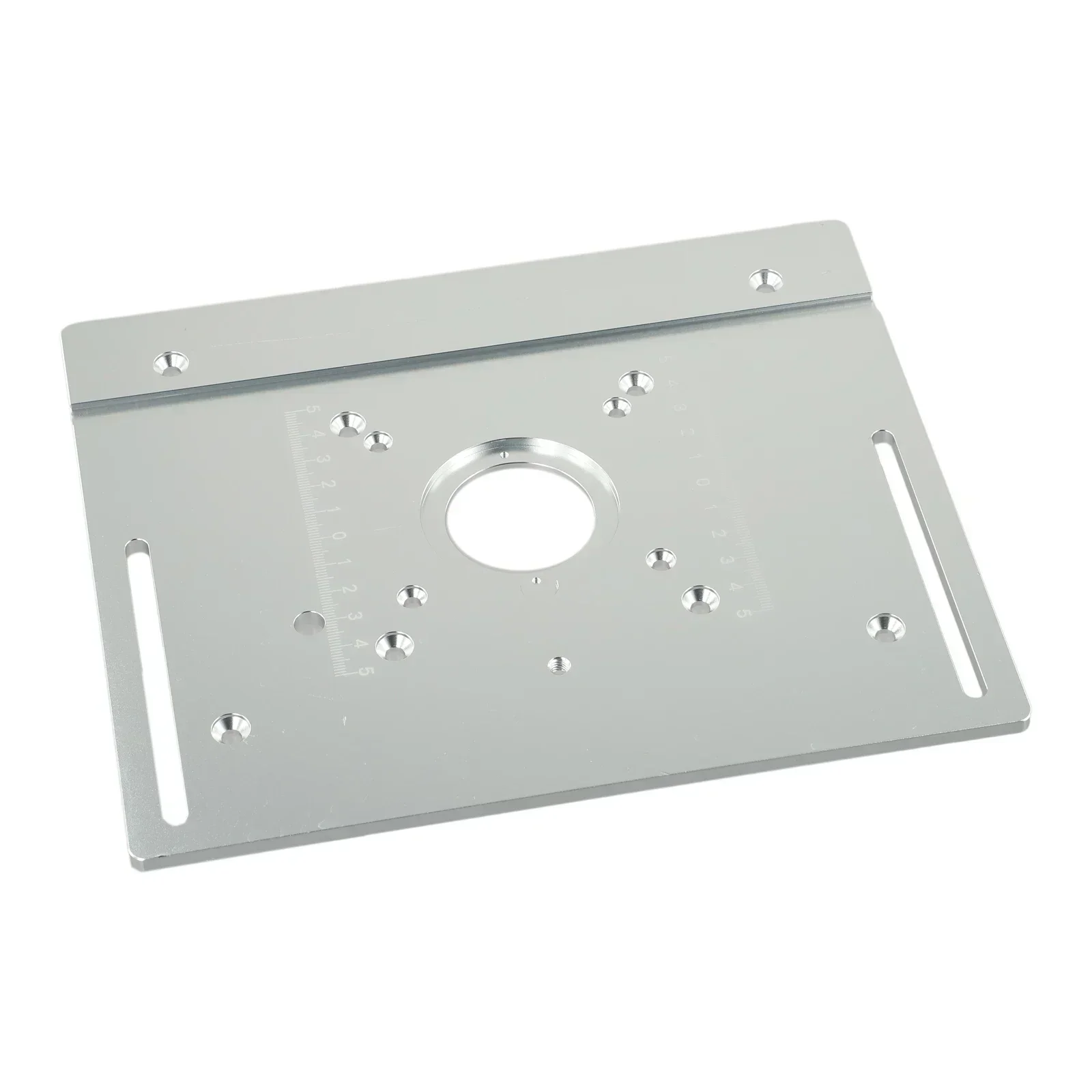 Aluminum Router Table Insert Plate Electric Wood Router Trimming Machine Flip Plate Install Woodworking Benches