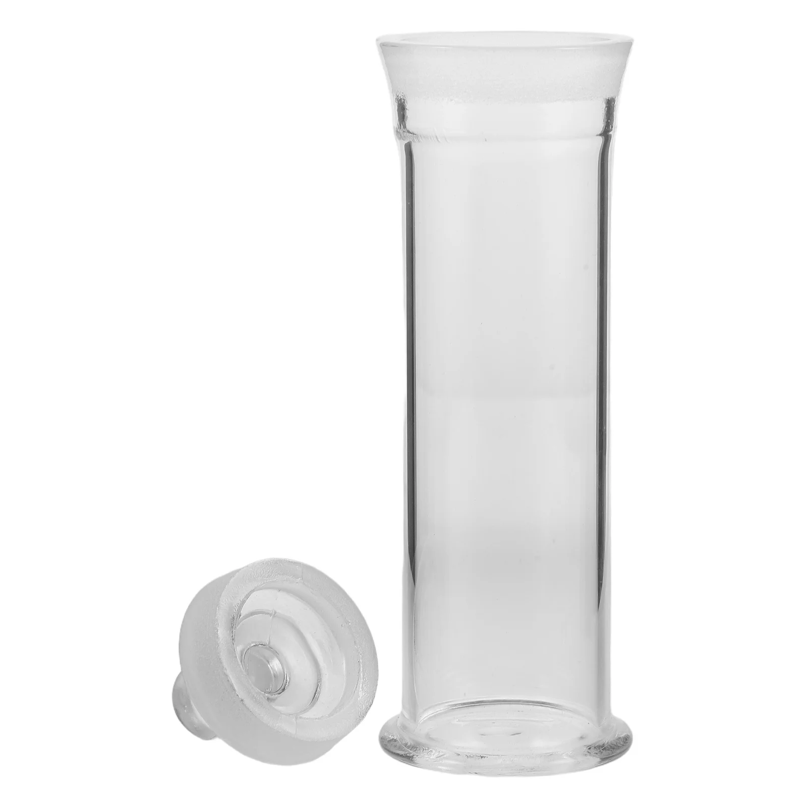 

Glass Specimen Bottle Clear Airtight Lid Display Container for Laboratory Sample Storage Showcase Science Experiment Supplies