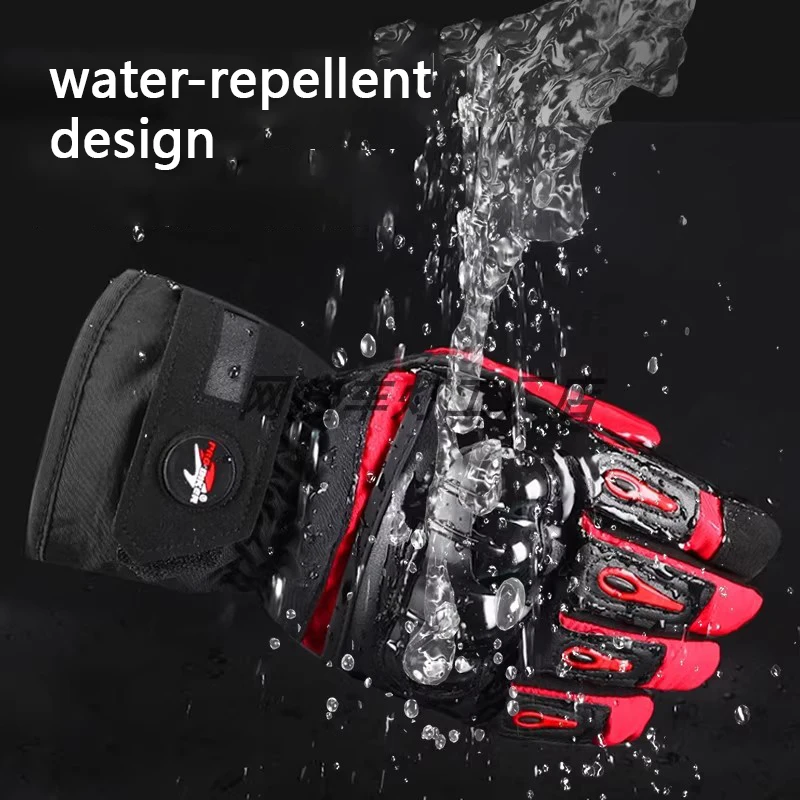 

Зимние мужские мотоциклетные перчатки, водонепроницаемые, ветрозащитные, с сенсорным экраном, мотоперчатки для женщин и мальчиков, мотоциклетные женские гоночные велосипедные защитные перчатки