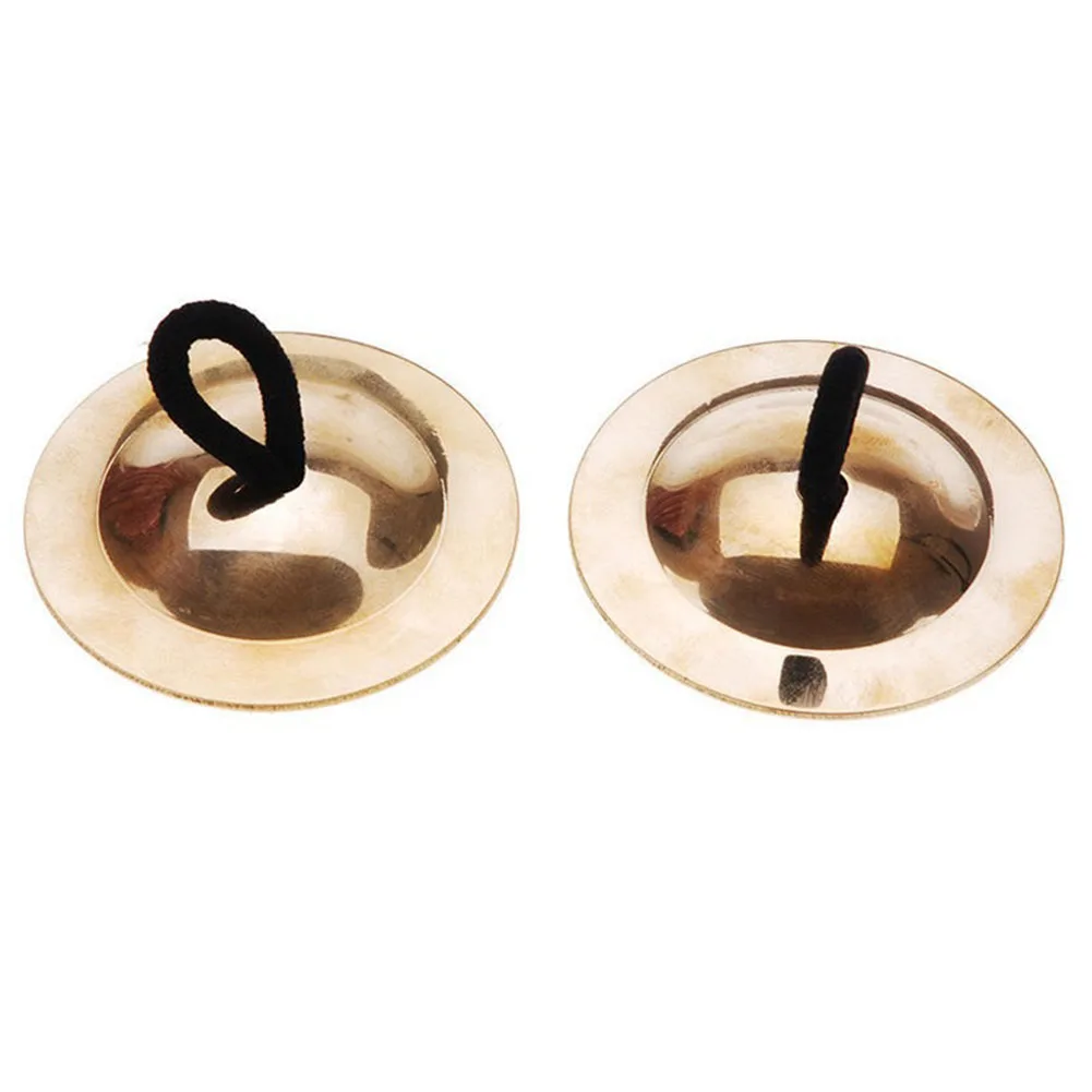 Copper Alloy Finger Cymbal Drum for Beginner Drummer and Belly Dance Perfect Addition to Percussion Toys Collection