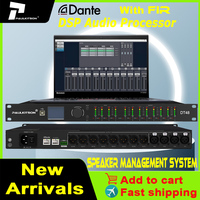Paulkitson Professional Audio Processor 4 In 8 Out With Dante Network Dps Digital Audio Processor Fir Speaker Management System