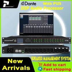 Paulkitson Professional Audio Processor 4 In 8 Out With Dante Network Dps Digital Audio Processor Fir Speaker Management System