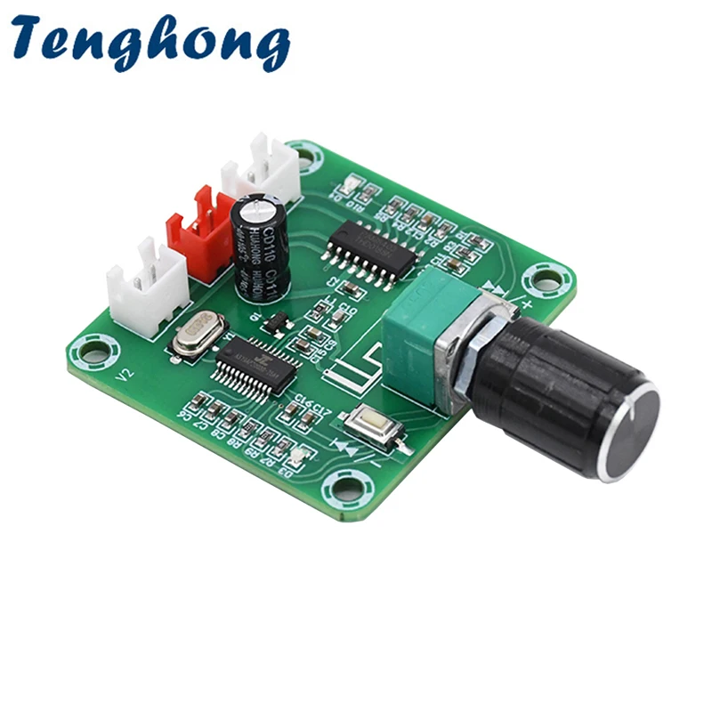 

Tenghong PAM8403 Bluetooth 5.0 Power Amplifier Board 5W*2 Two Channel Stereo DIY Wireless Speaker Sound Amplifier Board DC5V AMP