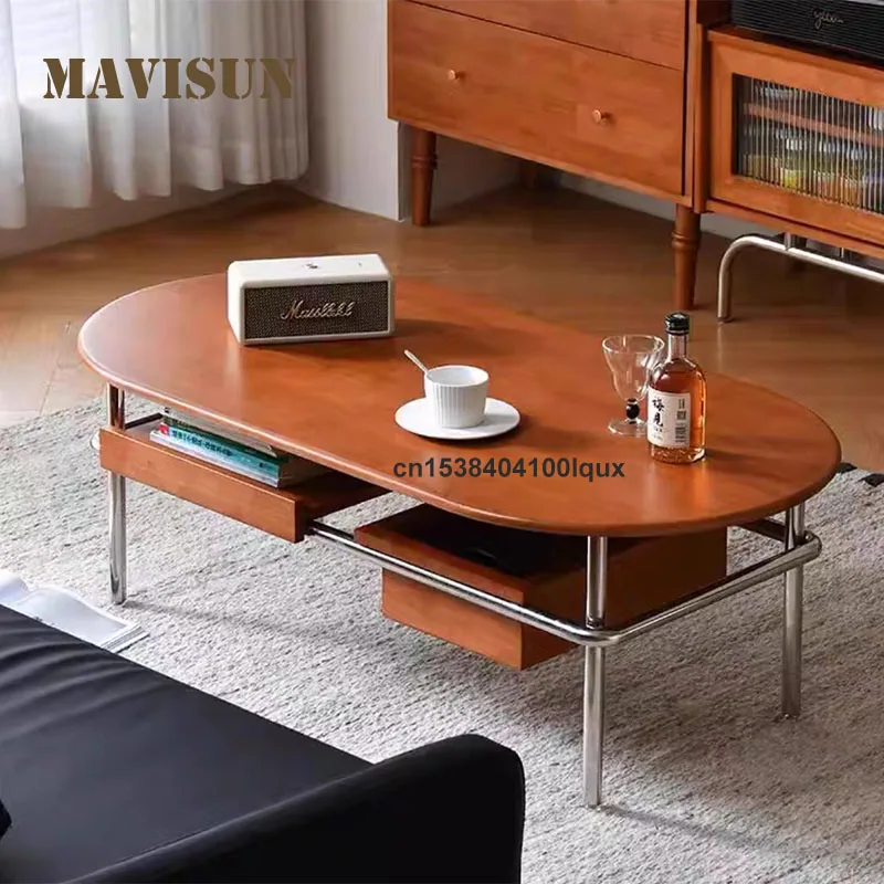 

Bauhaus Coffee Table 1.2 Meters Wooden Living Room Practical Lightweight Durable Space Saving Coffee Table For Home Functional