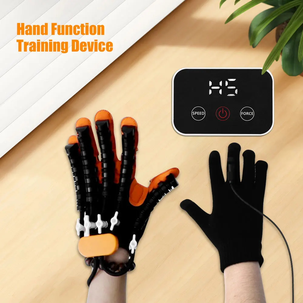 USB Multifunctional Rehabilitation Training Robot Gloves Hemiplegia Finger Rlabilation Stroke Cerebral Infarction Hand Massager