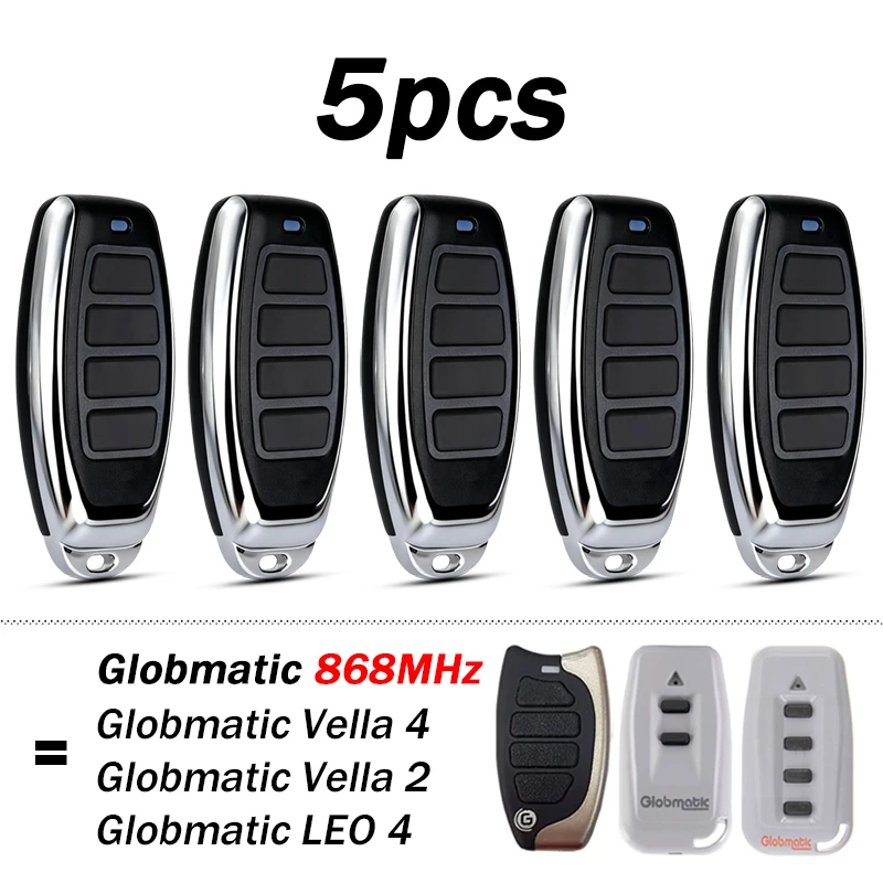 

Новый пульт дистанционного управления Globmatic Vella LEO 2 4 Vella2 Vella4 LEO4 для гаража/ворот, командный передатчик Globmatic 868 МГц для открывания ворот