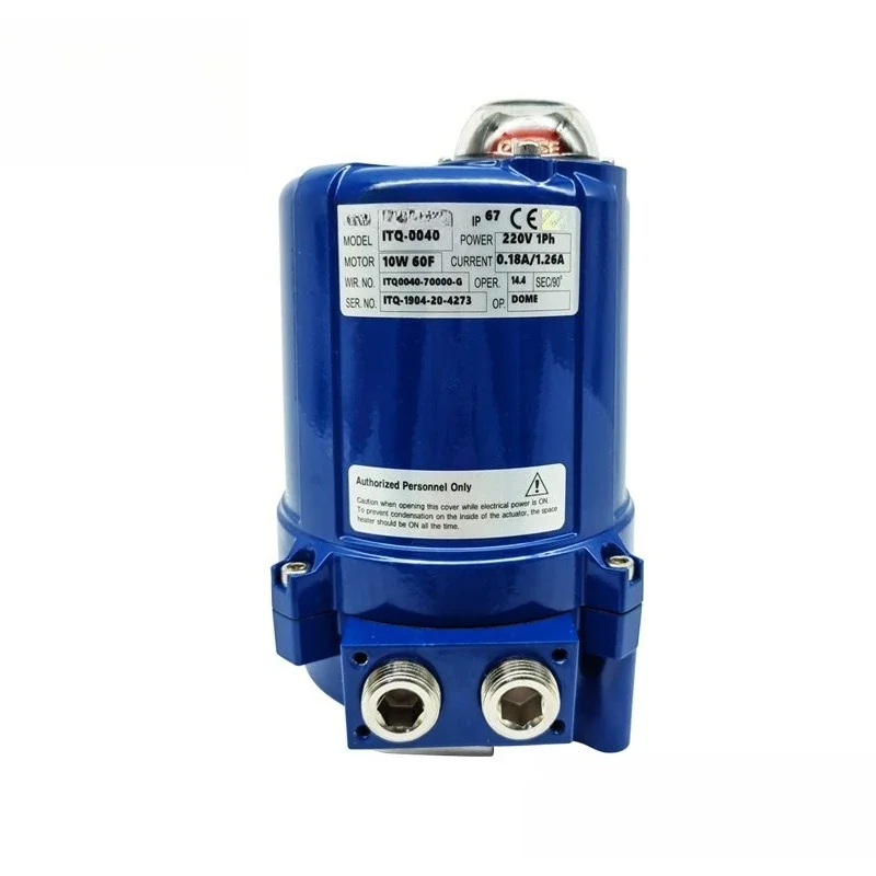 

Электрический привод 380/24 В, тонкий маленький электрический привод, угловой ход ITQ0040, электрическая головка