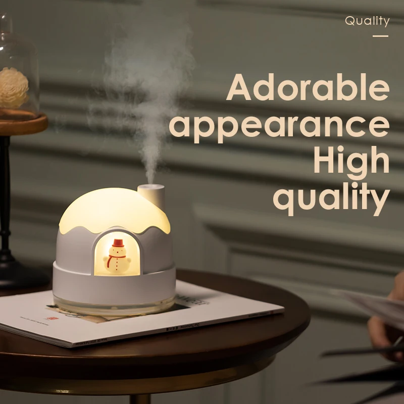 ใหม่ Warm Light Night Light Humidifier Usb Mute ห้องนอนน่ารักเดสก์ท็อป Air Mini Hydration Super Spray Home Humidifier