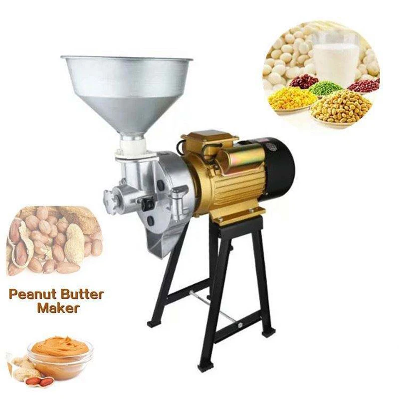 

140 Type Multi-function Grinder Electric Wet Grinder Commercial Grain Beans Tofu Tahini Chili Sauce Peanut Butter 3500w