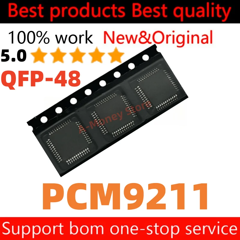 

(2-5pcs)PCM9211PTR PCM9211 QFP-48